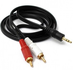  Cable de 2 rca a plug de 3.5 mm 