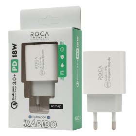 Cargador ROCA USB C 18W / Sin Cable